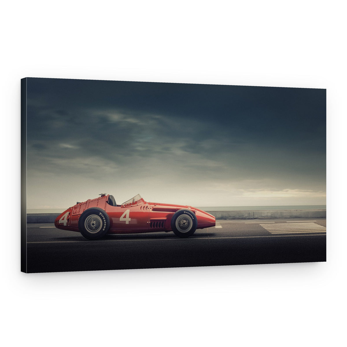 Classic Red Racer – Canvas Print