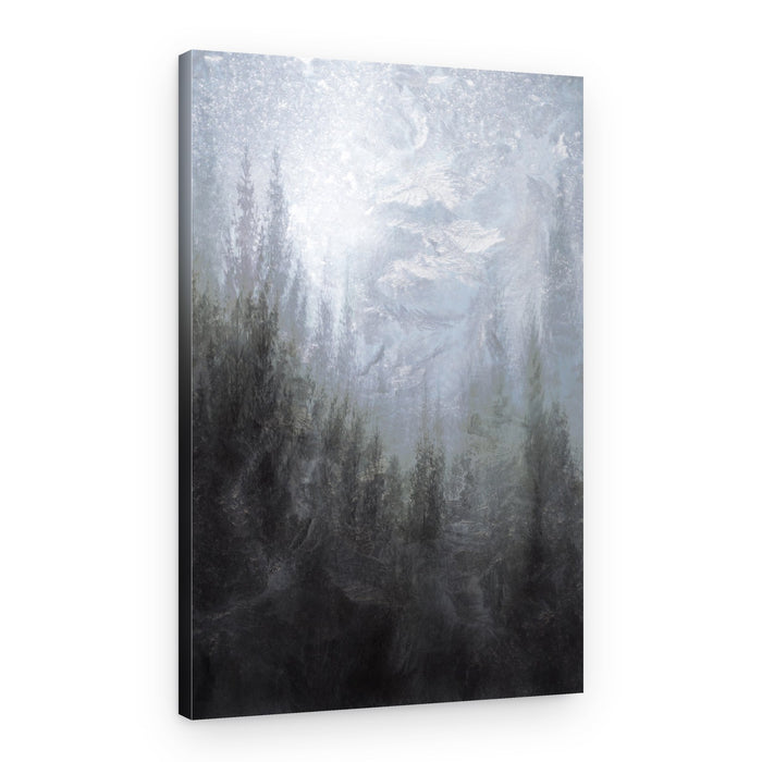 Misty Winter Forest – Canvas Print