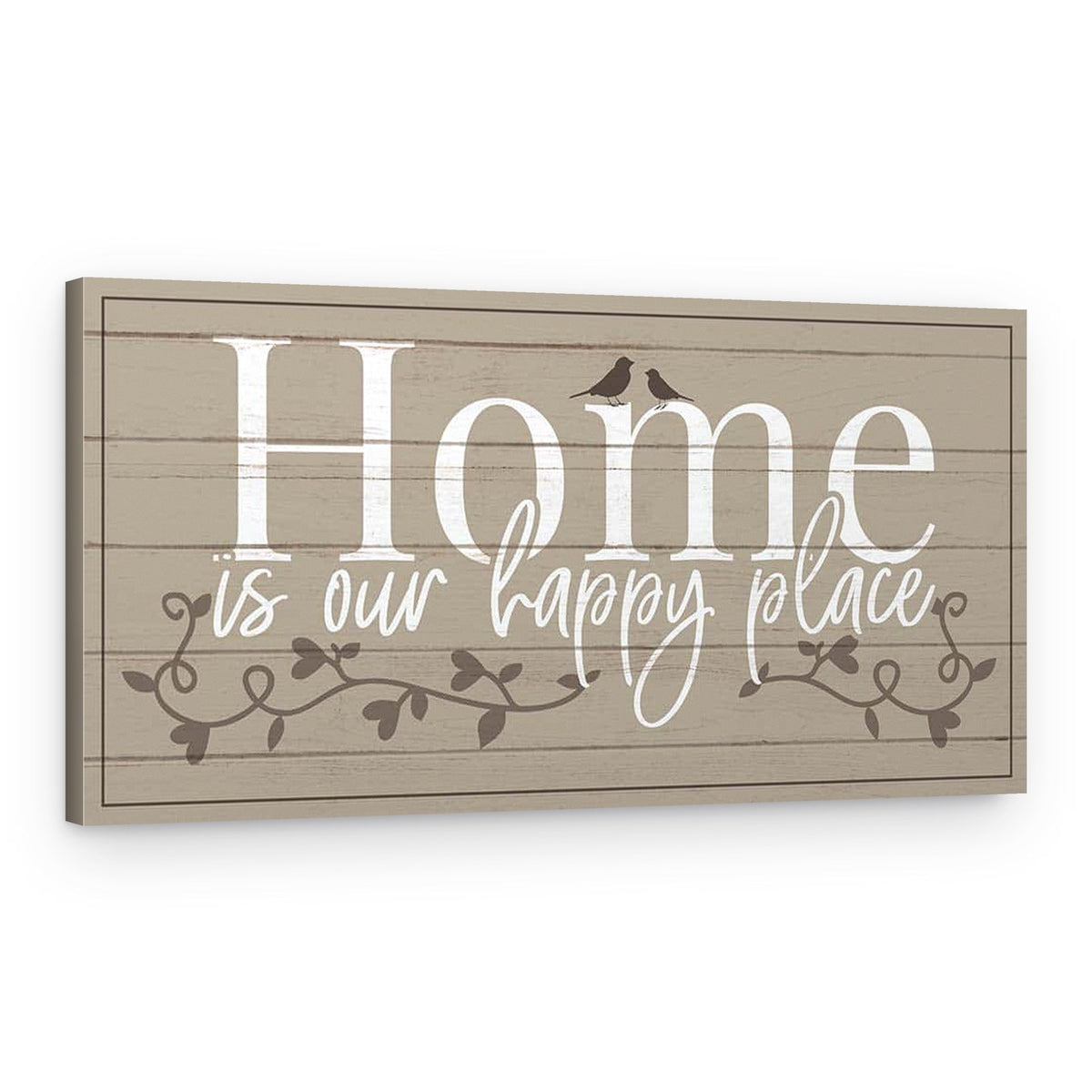 Home Is Our Happy Place Canvas Print – Canvas Print