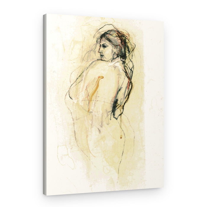 Expressive Female Figure – Canvas Print