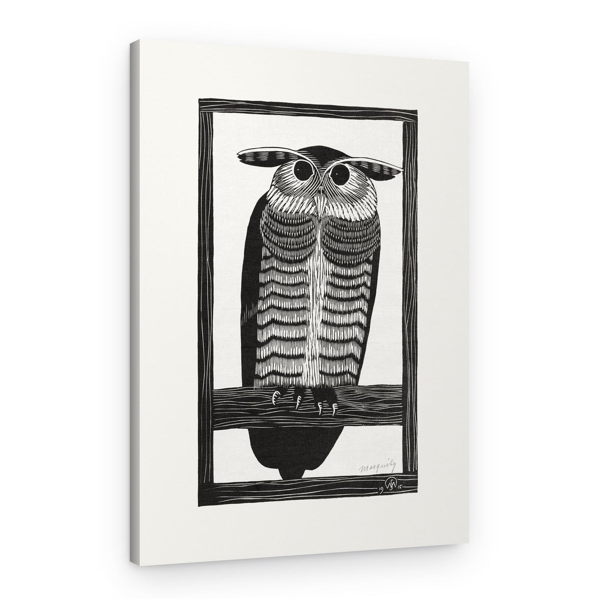 Horned Owl – Canvas Print