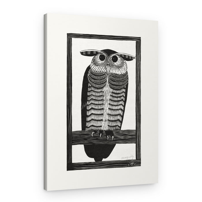 Horned Owl – Canvas Print