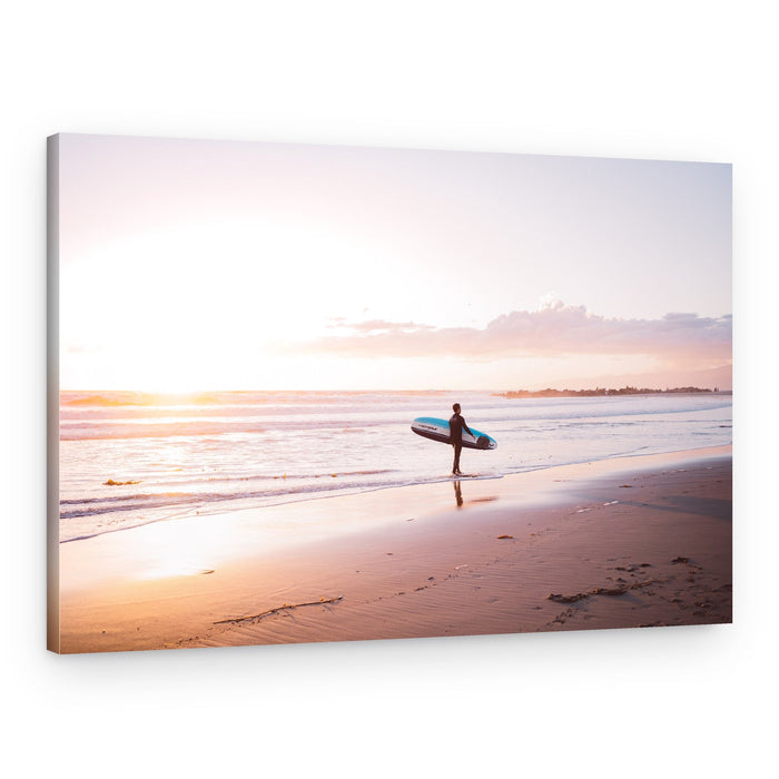 Sunset Surf Serenity – Canvas Print