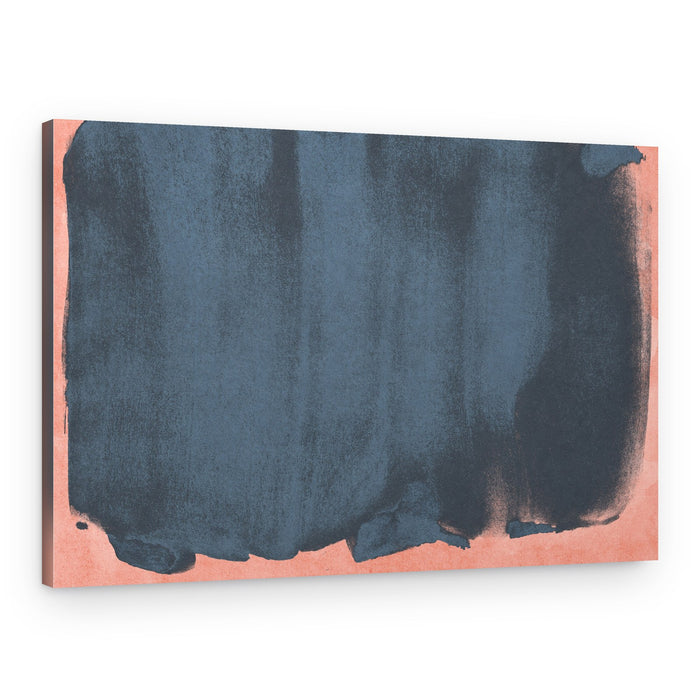 Abstract Teal Wash – Canvas Print
