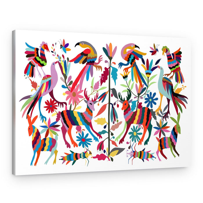 Mexican Folk Art Animals – Canvas Print
