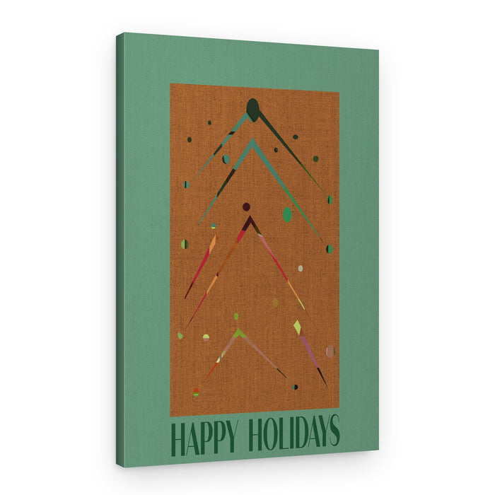 Modern Abstract Christmas Tree – Canvas Print
