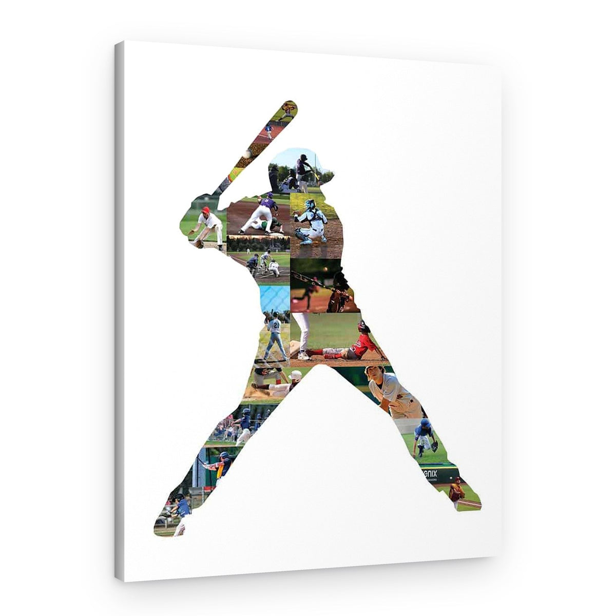 Baseball Photo Collage Canvas Print – Canvas Print – Without Tex