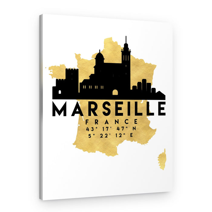 Marseille France Skyline – Canvas Print