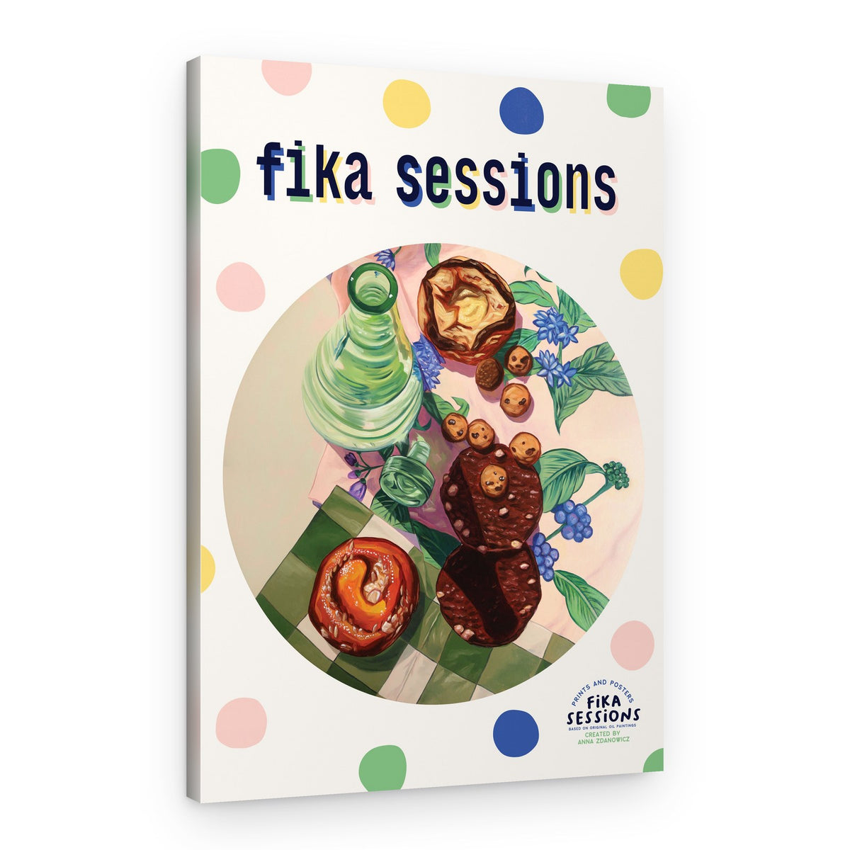 Fika Session Sweet Treats – Canvas Print