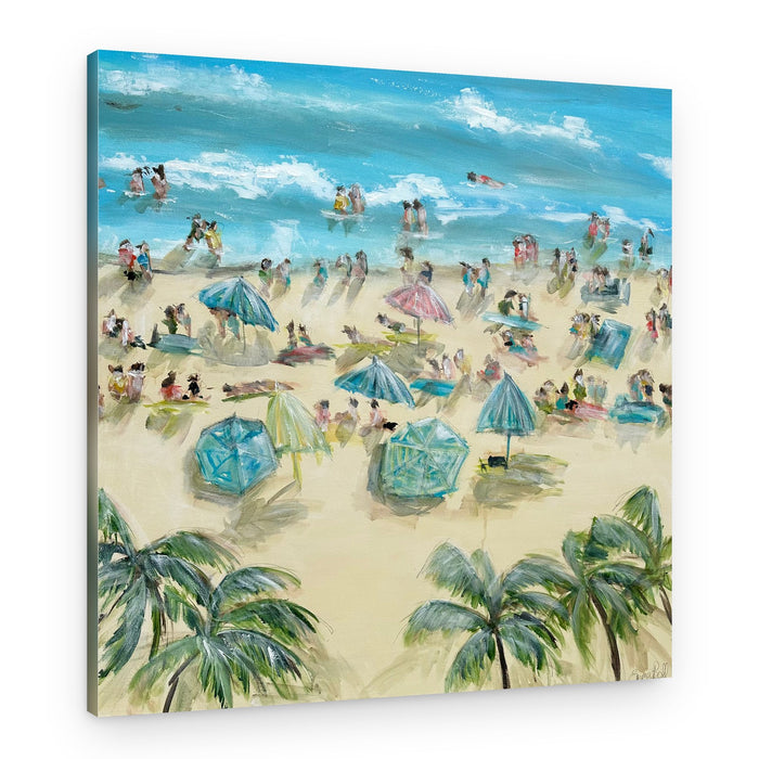 Tropical Beach Scene – Canvas Print