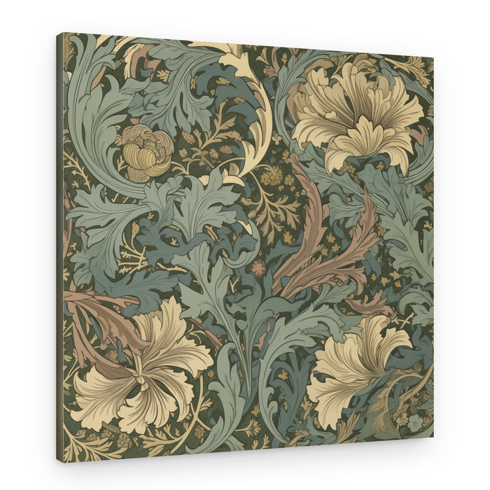 Intricate Acanthus Floral Pattern – Canvas Print