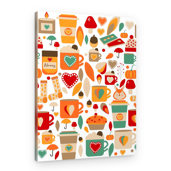 Cozy Autumn Delights – Canvas Print