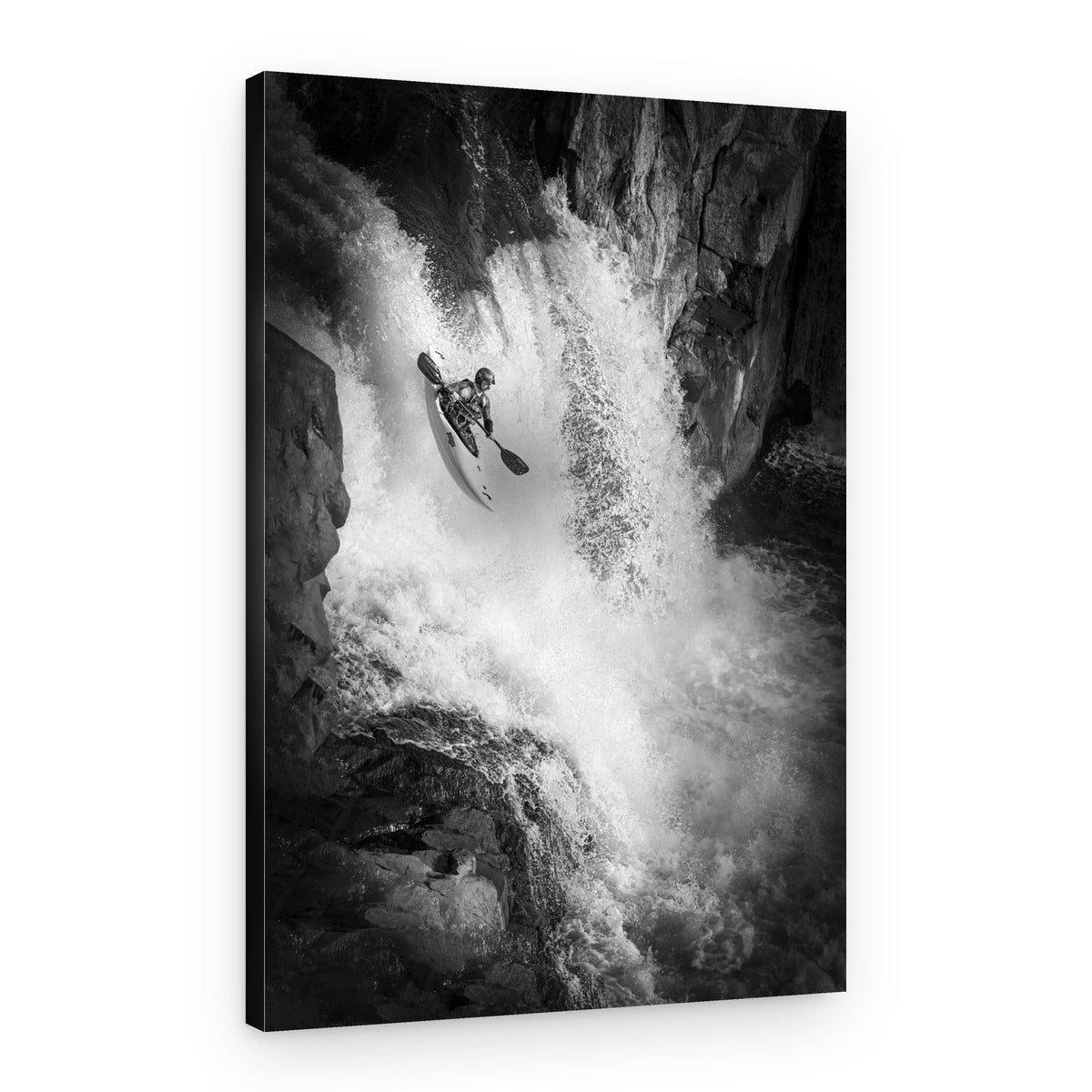 Extreme Kayak Drop – Canvas Print