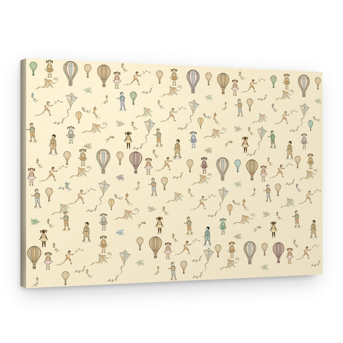 Whimsical Childhood Play – Canvas Print