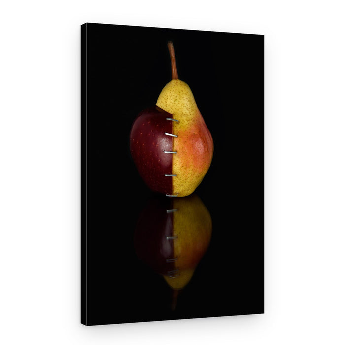 Spliced Apple Pear – Canvas Print