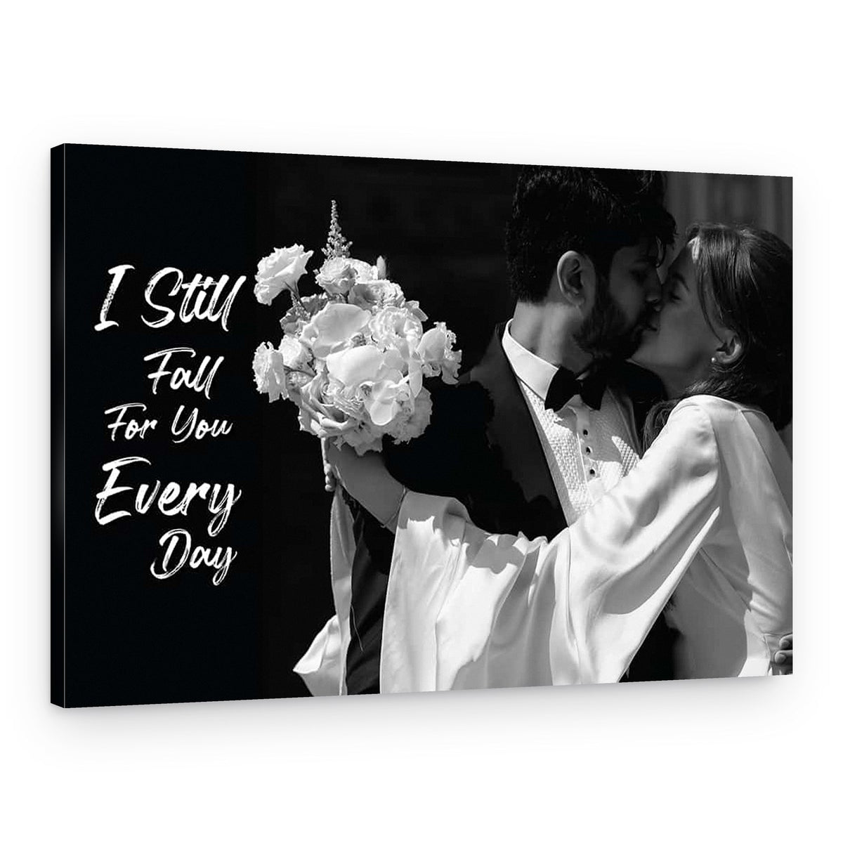 “I Still Fall For You Every Day” Custom Photo Canvas Print – Canvas Print