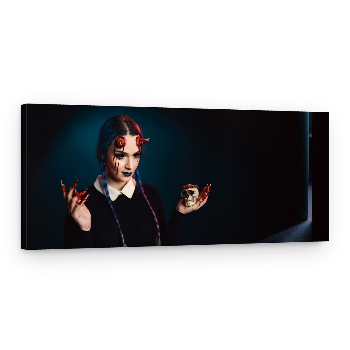 Gothic Devil Woman – Canvas Print