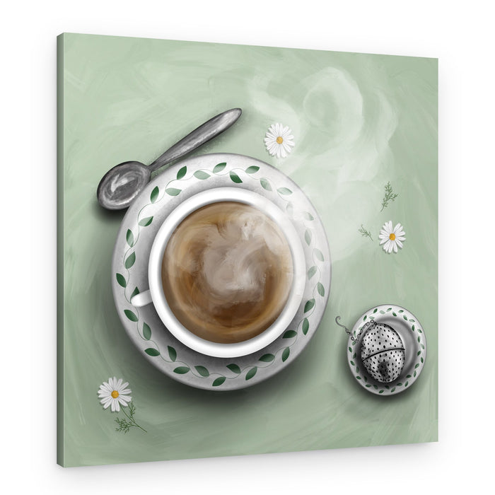 Cozy Morning Brew – Canvas Print