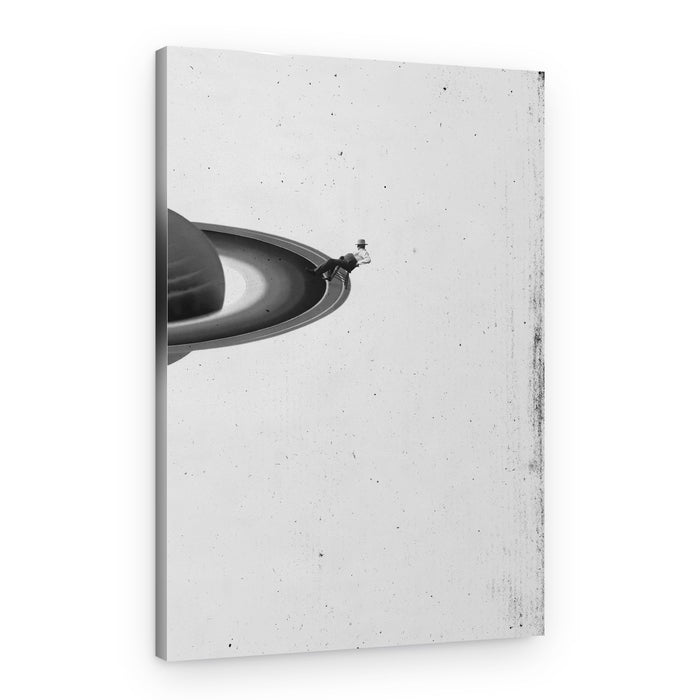 Dreamer on Cosmic Ring – Canvas Print