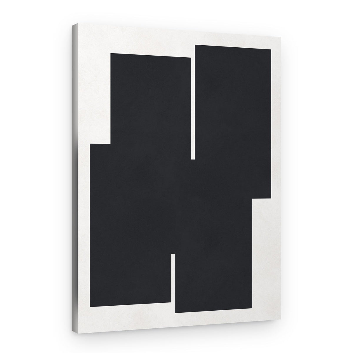 Minimalist Black Shapes – Canvas Print