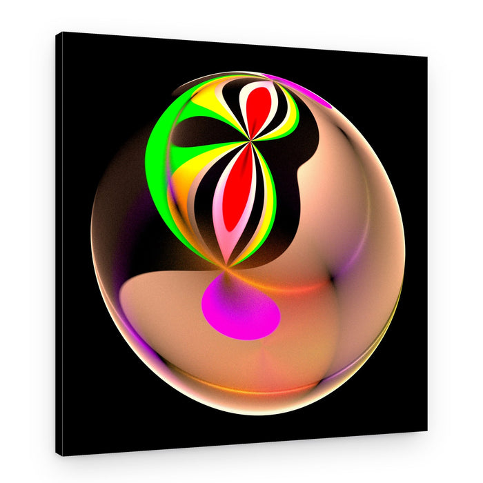 Vibrant Abstract Sphere – Canvas Print