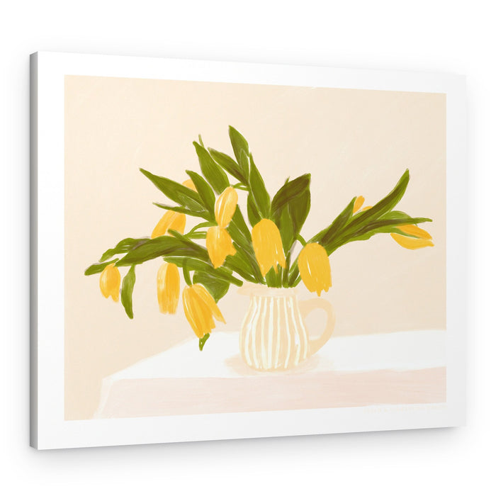 Pandcyellowtulips Copy – Canvas Print