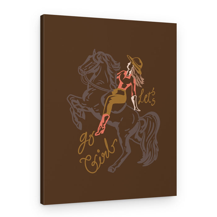 Let's Go Girl – Canvas Print