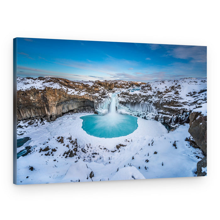 Aldeyjarfoss - the wide view – Canvas Print