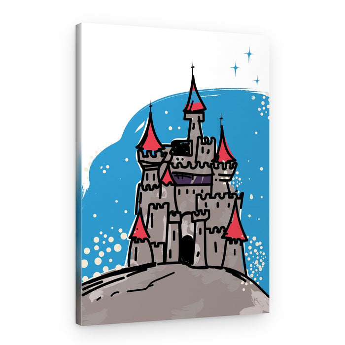 Whimsical Fantasy Castle – Canvas Print