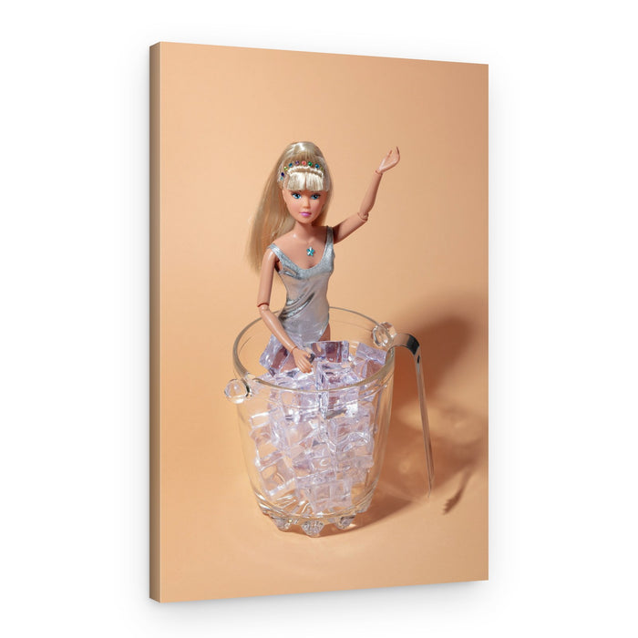 Fashion Doll Ice Bucket – Canvas Print