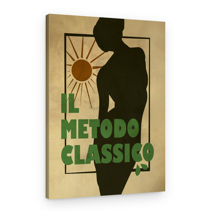 Classic Woman Silhouette – Canvas Print
