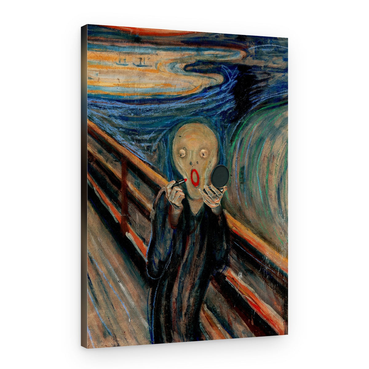 Screaming With Lipstick – Canvas Print