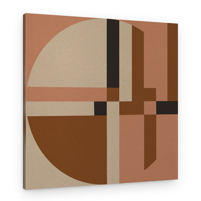 Modern Earth Geometry – Canvas Print
