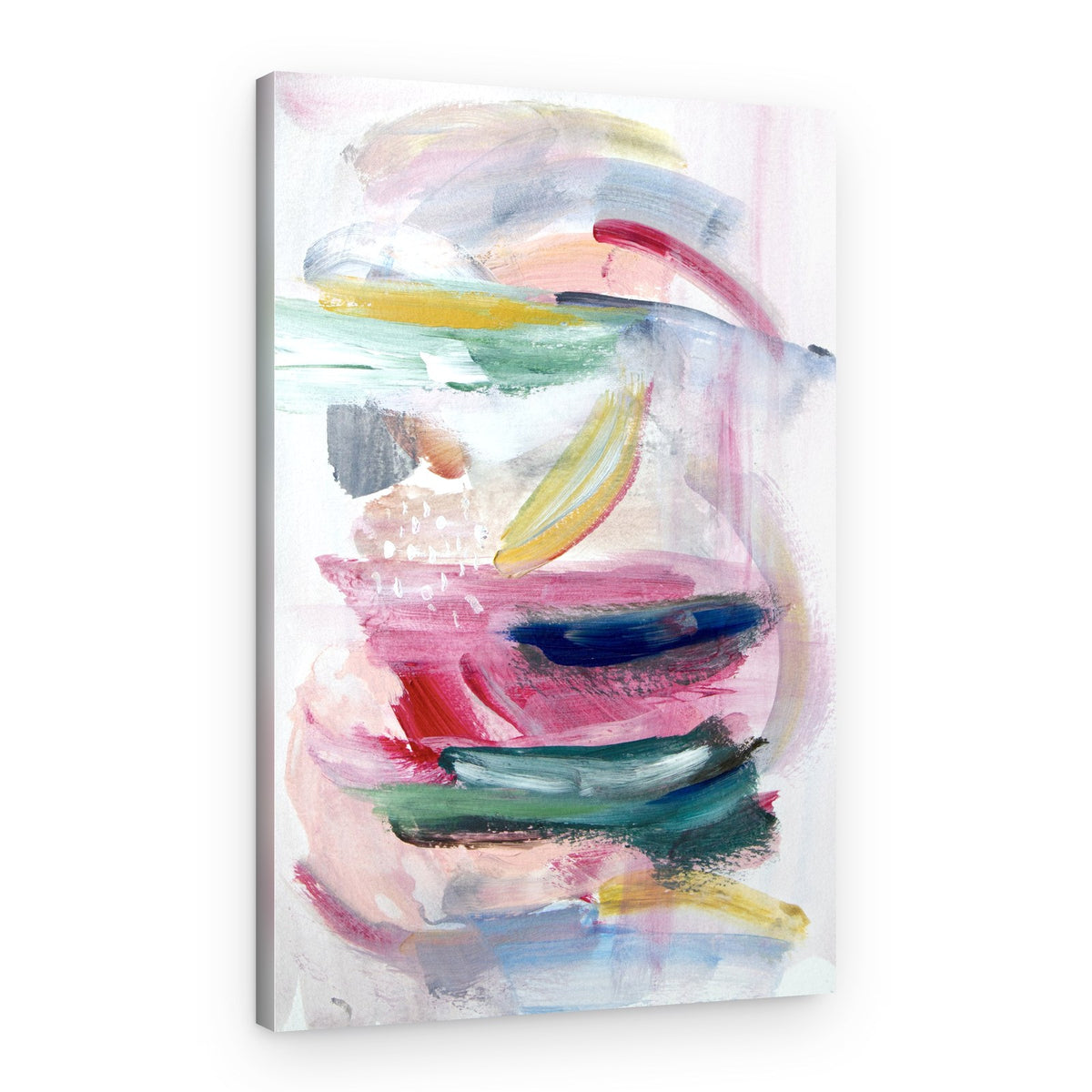 Vibrant Abstract Strokes – Canvas Print