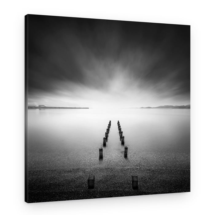 Calm Water Posts – Canvas Print