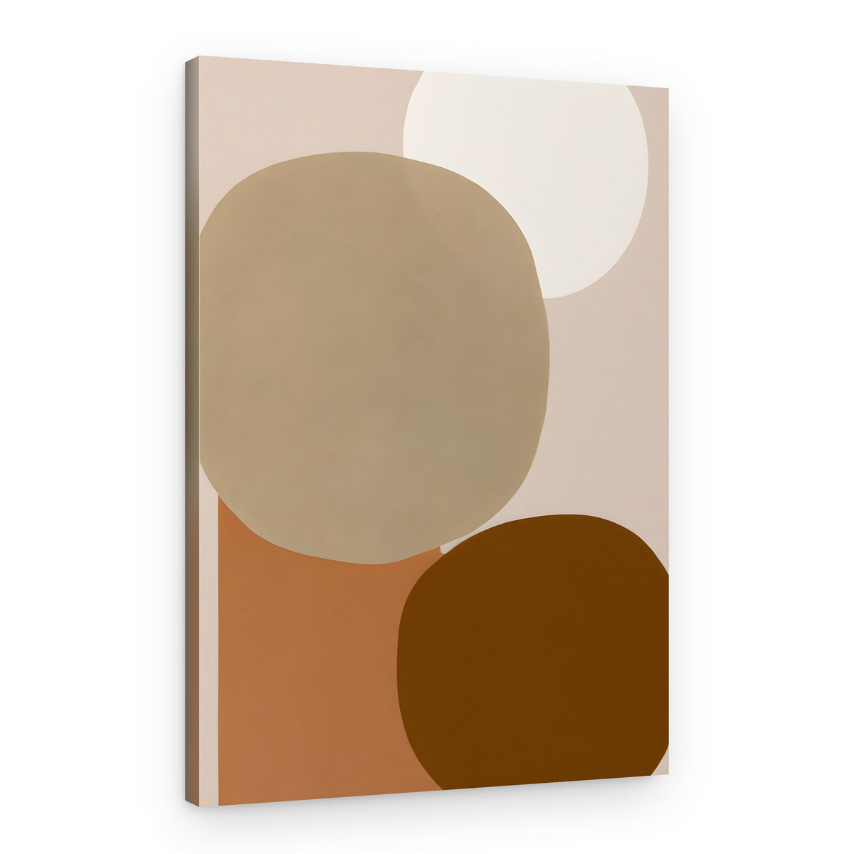 Neutral Organic Shapes – Canvas Print