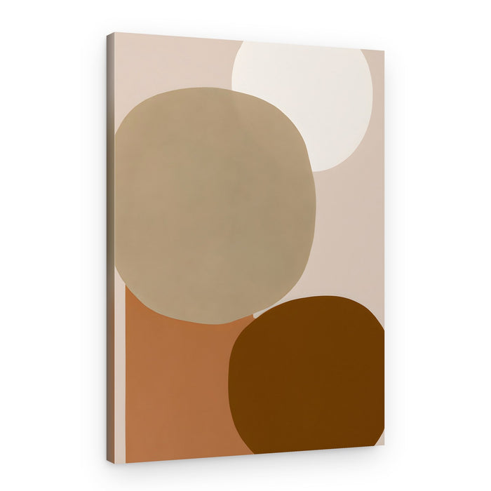 Neutral Organic Shapes – Canvas Print