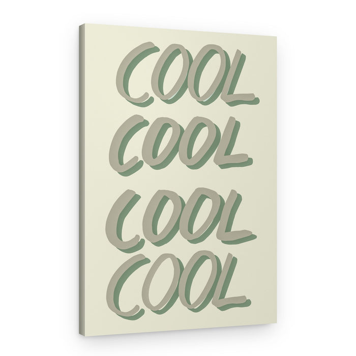 Cool Word Art – Canvas Print