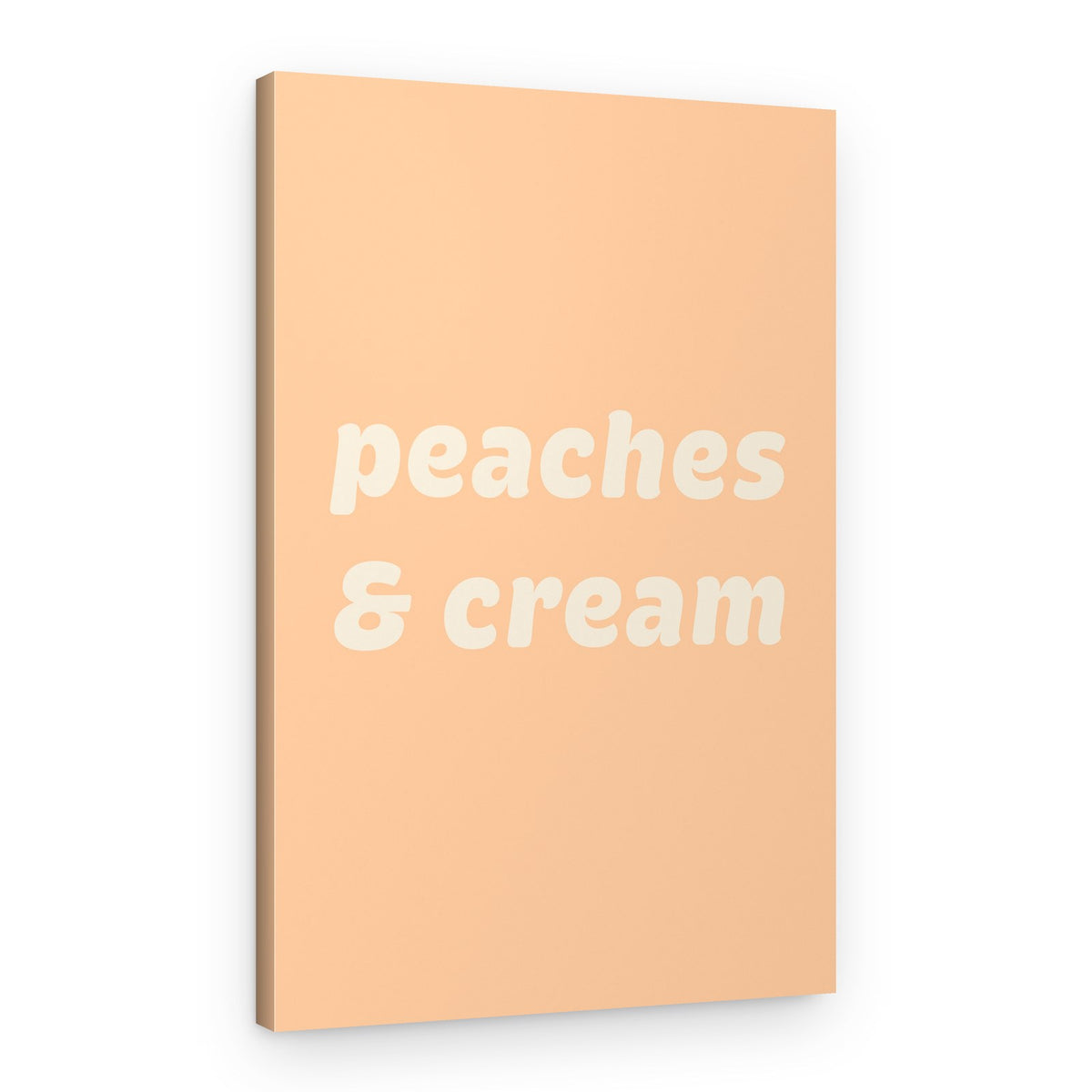 Peaches And Cream – Canvas Print