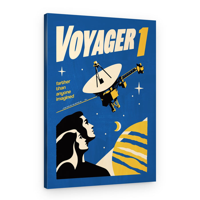 Voyager 1 Space Exploration – Canvas Print