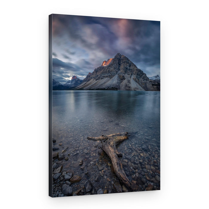 Golden Mountain Lake – Canvas Print