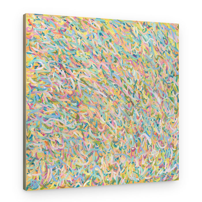 Pastel Abstract Flow – Canvas Print