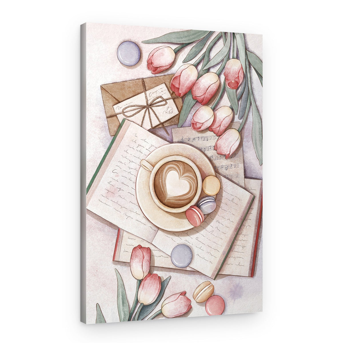Cozy Coffee Morning – Canvas Print