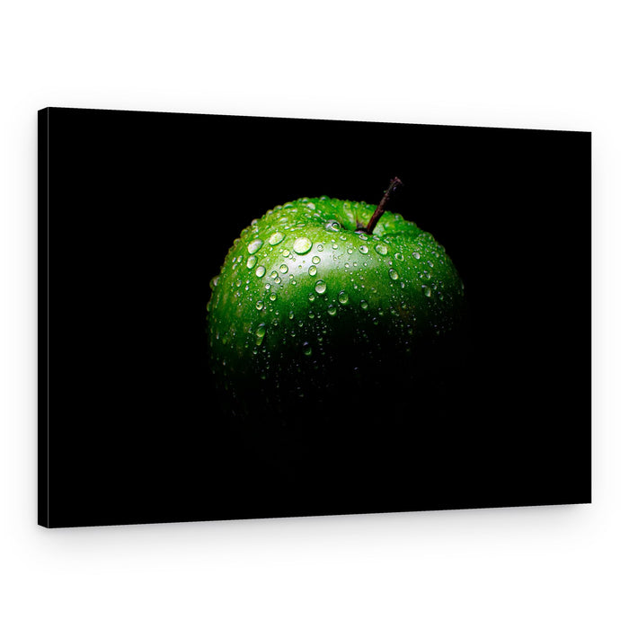 Dewy Green Apple – Canvas Print