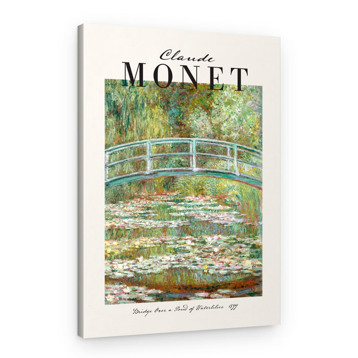 Bridge Over Lily Pond – Canvas Print