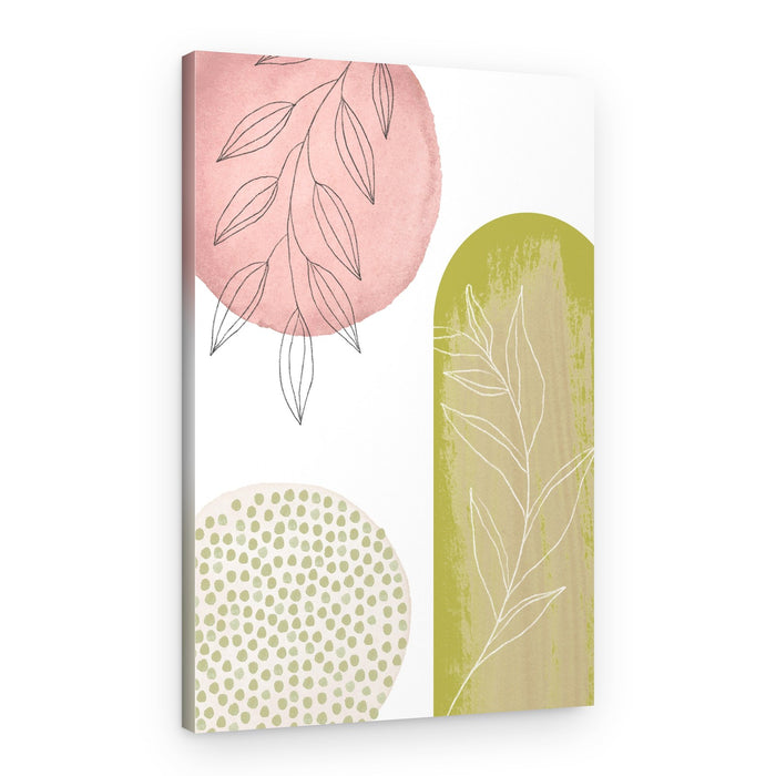 Abstract Botanical Shapes – Canvas Print