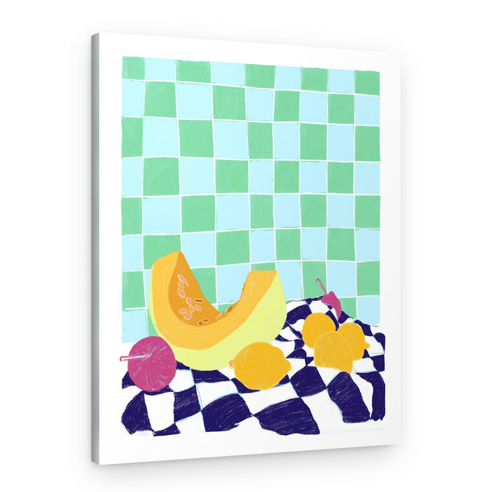 Pandc Neonstilllife Copy – Canvas Print