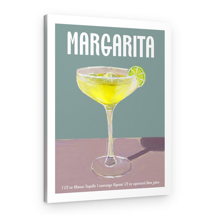 Vibrant Margarita Cocktail – Canvas Print