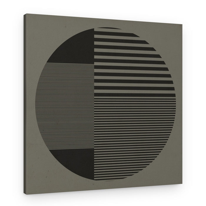 Geometric Circle Division – Canvas Print