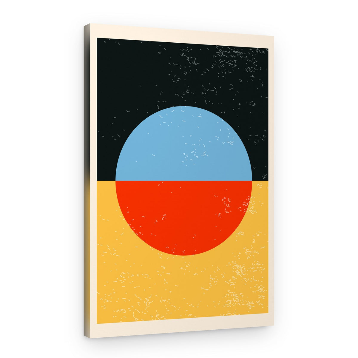 Retro Abstract Color Balance – Canvas Print